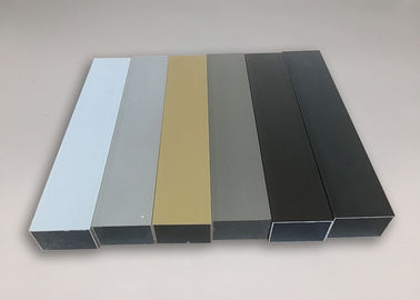Energy Efficient Wall Aluminium Rectangular Box Section Extrusions 6063 6061