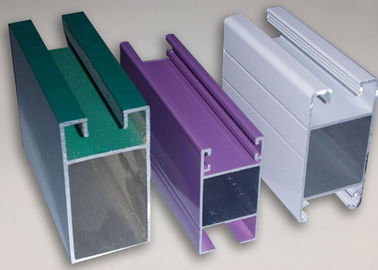 High Performance Powder Coated Aluminum Extrusions 6063 T6 For Sliding Door