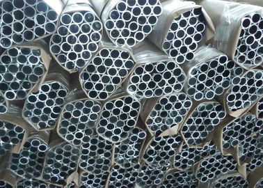 Powder Coated Aluminium Tube Profiles , Round Aluminium Extrusion Pipes